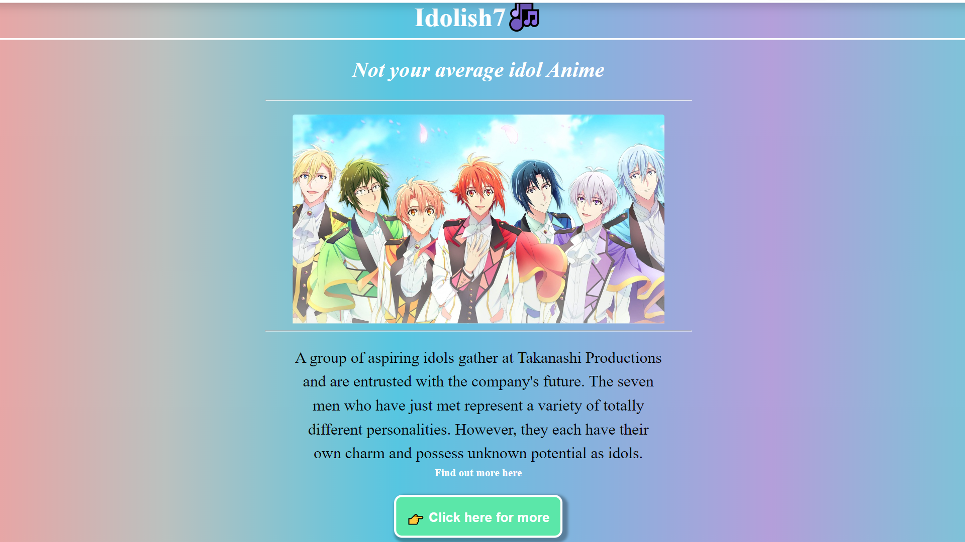 Idolish7 project